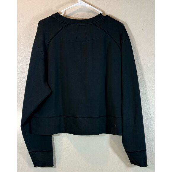 NWOT IVL Ivory Lane Collective Black Puffed IVL Logo Crewneck Sweatshirt Women's - Picture 4 of 10